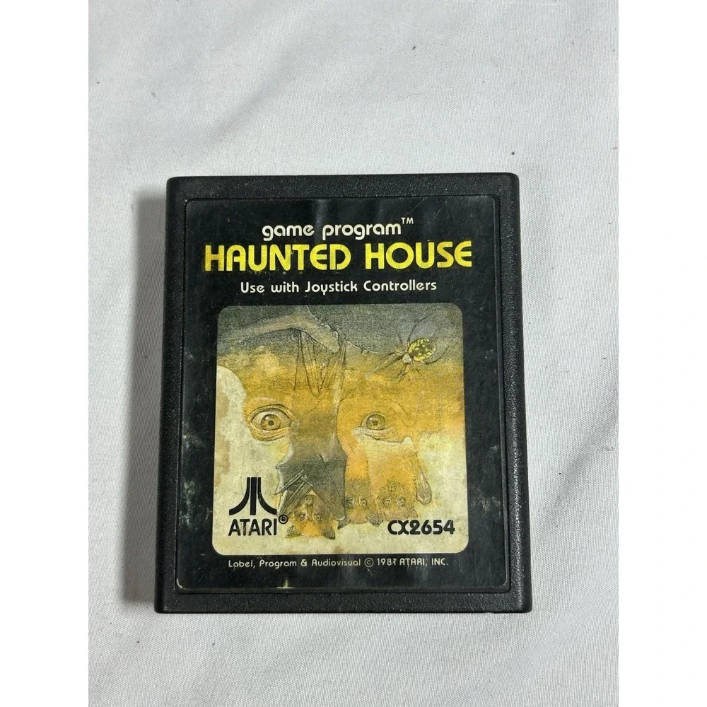 Vintage Haunted House Atari 2600 CX2654 (1981) Game Cartridge Only